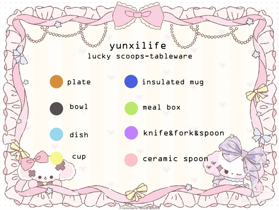 (Prices Slashed! )lucky scoops-tableware