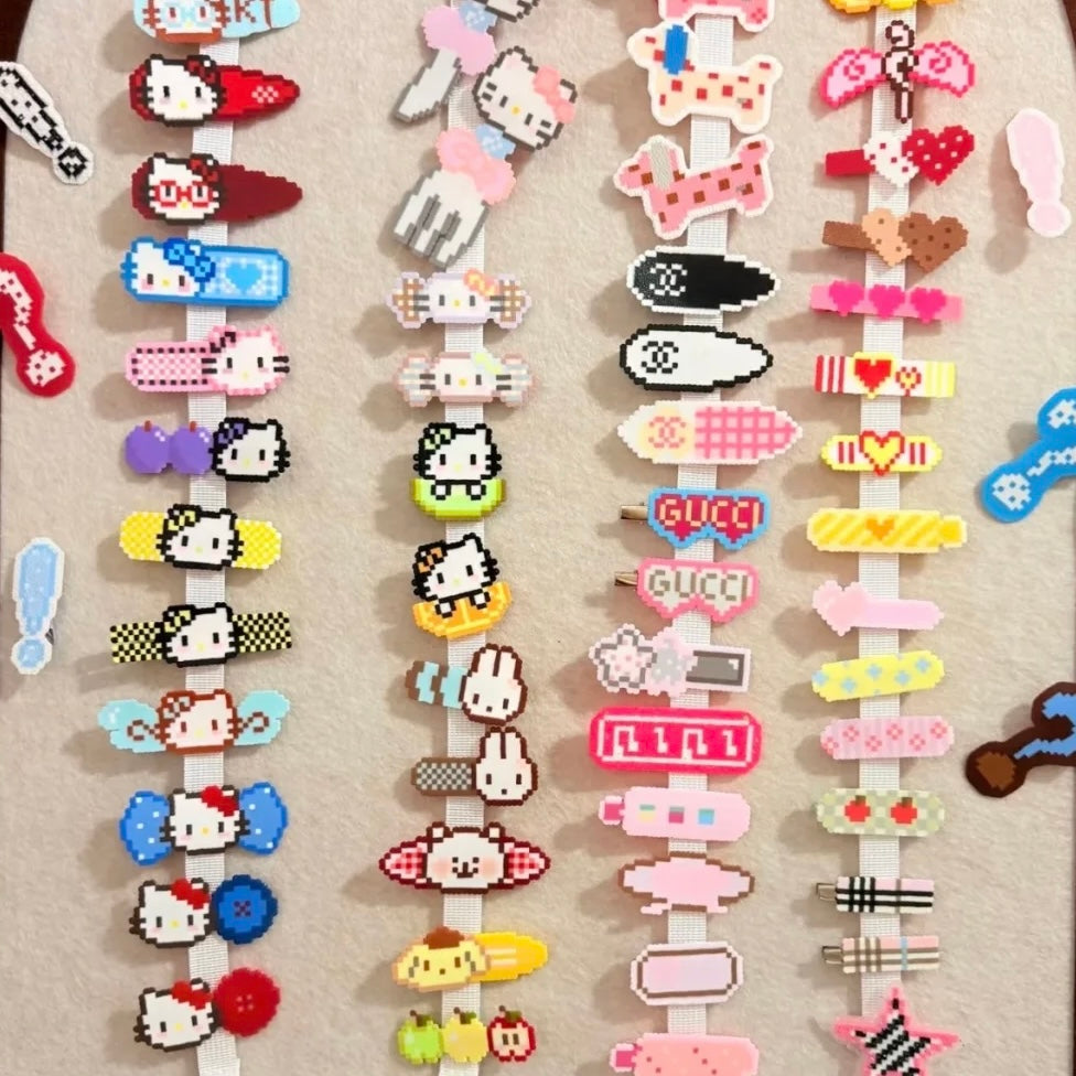 Blind bags-Handmade perler bead hair clip