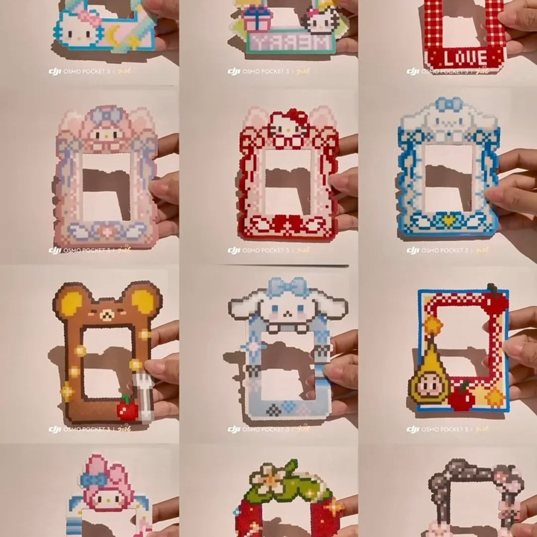 Blind bags-Handmade Perler bead photo frame