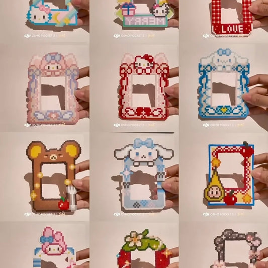 Blind bags-Handmade Perler bead photo frame